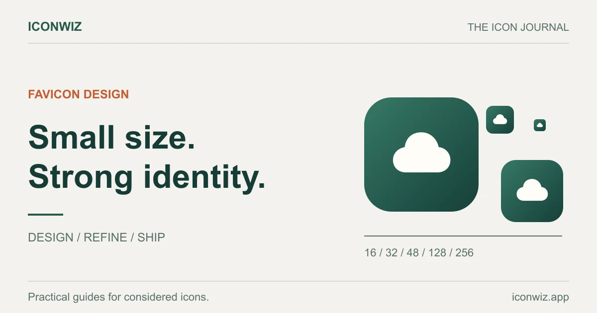 Editorial cover: AI Favicon Generator: Create Clear, High-Resolution Favicons